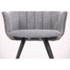 Стул с подлокотниками Art Metal Furniture Florida черный/меланж грей/нубук грей (545792) - изображение 6