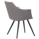 Стул с подлокотниками Art Metal Furniture Florida черный/меланж грей/нубук грей (545792) - изображение 10