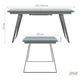 Раскладной стол Art Metal Furniture Rochester черный/шпон орех антик (545852) - изображение 5