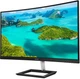TFT 31.5' Philips 325E1C, VA, QHD, вигнутий, VGA, HDMI, DP, чорний з сріблястим - зображення 3