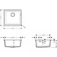 Кухонная мойка Hansgrohe S51 S510-U450 43431380 - изображение 2