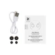 Навушники TWS 2E RainDrops Light True Wireless Waterproof Mic-EBTWRDLWT White (2E-EBTWRDLWT) - зображення 4