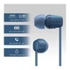 Наушники с микрофоном Sony WI-C100 Blue (WIC100L.CE7) - изображение 4