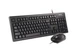 Комплект A4Tech KR-8572, Black, дротовий, USB - зображення 3