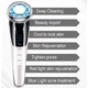 Микротоковый массажер для лица EMS Hot and Cool Skin Care Device с вибрацией, охлаждением и нагревом белый - изображение 5