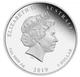 Срібна монета 1 долар Австралія. Lunar III "Рік Свині" (Кабана) 31.1 грам 2019 року у футлярі - зображення 3