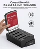 Наружная док-станция ORICO 4-Bay Docking Station USB 3.0 для HDD/SSD - изображение 5
