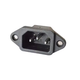 Штекер сетевой IEC 60320 C14 3pin коннектор монтажный на корпус 250В 10А - изображение 1