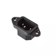 Штекер сетевой IEC 60320 C14 3pin коннектор монтажный на корпус 250В 10А - изображение 2