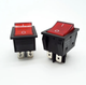 Сетевой выключатель KCD4-201N-B 30A 250VAC 4pin 32х25 Красный со светодиодом - изображение 5