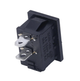 Кнопка двухпозиционная KCD1-101 2 контакта 6A 250V 20х15 мм Черная - изображение 3