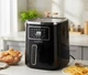 Аерофритюрниця на 7 л LumaBella LB-60008 1700W Аерогриль безмасляна мультипіч для приготування без олії з сенсорним керуванням Чорна - зображення 4
