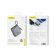 Повербанк 10000 mAh 35W Foneng PX137 с быстрой зарядкой PD/QC USB-C порт встроенный кабель Type-C универсальный мощный портативный повербанк 10 000 power bank павербанк для телефона эпл айфона iPhone Samsung роутера планшета gray - изображение 8