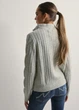 Свитер женский Oversize меланж на молнии JDY Серый 20094 S (укр 42-44) - изображение 3
