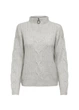 Свитер женский Oversize меланж на молнии JDY Серый 20094 S (укр 42-44) - изображение 6
