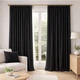 Ткань портьерная Soft Velvet Lux 300 см 445 гр/м2 для штор, подушек, покрывал и декора V-32 чорний м.п. - изображение 3