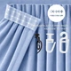 Комплект штор 2 шт 150х260 см, Soft Velvet Lux штори, гардини, портьєри на шторній тасьмі V-34 блакитна - зображення 5