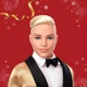 Лялька Barbie Signature Святковий Кен блондин JGK55 - зображення 5