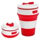 Чашка силиконовая SILICON MAGIC CUP с герметичной крышкой и поилкой Красная 7194 - изображение 1
