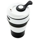 Чашка силиконовая SILICON MAGIC CUP с герметичной крышкой и поилкой Черный 7194 - изображение 5