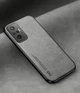 Шкіряний чохол XnE Xiaomi Redmi Note 10 Pro з металевою вставкою Grey (34274-33) - зображення 1