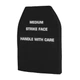 Імітація бронепластин Wosport SAPI Medium plate dummy set Black - зображення 1