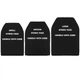Імітація бронепластин Wosport SAPI Medium plate dummy set Black - зображення 2