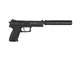 Страйкбольний пістолет ASG MK 23 Gas Non Blow Back Black - зображення 1
