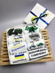 Комплект чоловічих шкарпеток 8 пар з патріотичним принтом 40-45 р довгі демісезонні в подарунковій коробці - зображення 9
