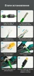Конектор RJ45 Vention Cat6A FTP 10 шт 10 Гбіт/с 24-26AWG Чорний (IDOB0-10) - зображення 14