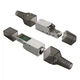 Конектор Vention Cat.6A FTP RJ45 10 Гбіт/с самозатискний металевий Сірий (IDIH0) - зображення 1
