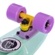 Скейтборд пластиковий Penny FISH 22in однотонна дека (Pastel м'ятний-жовтий-фіол) (SK-401-10) - зображення 3