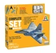 Стартовий набір з клеєм, фарбами та інструментами 1:72 літак F-22 Raptor Italeri 72011 - изображение 1