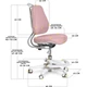 Детское кресло Mio Ergo Lite Evo-Kids Y-507 Lite DP, Dark Pink - изображение 2