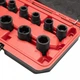 Набір ударних головок 1/2", 10 од., 10-24 мм, Cr-Mo, STORM INTERTOOL ET-8503 (343076) - зображення 4