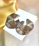 Жіночі сережки Ребристі jewelry Золотисті - зображення 8