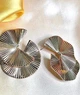 Жіночі сережки Ребристі jewelry Золотисті - зображення 10