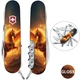 Складной нож Victorinox Huntsman Zodiac 9.1 см швейцарский Черный/Оранжевый - изображение 5