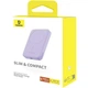 Портативна батарея Powerbank Baseus Magnetic Mini 6000mAh 20W P10059002513-00 Purple - зображення 10