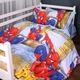 Простынь MirSon Бязь 17-0890 Spider-Man City Light 150 х 220 см (2200012389058) - изображение 3
