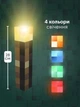 Minecraft 3.0 Факел-ночник 28см LED светильник на аккумуляторе/4 режима, крепление к стене 5214 - изображение 3