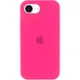 Чохол Silicone Premium case з захистом камери для iPhone 16e та iPhone 17e Full Camera Protective hot pink 6355 - изображение 5