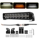 Світлодіодна балка (люстра) StarLight SL-3317 дальнє світло WHITE + DRL 70W 9000Lm 12/24V (45см) - зображення 2