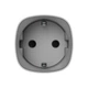 Беспроводная умная розетка со счетчиком энергопотребления Ajax Socket (type F) Jeweller (White) - изображение 2
