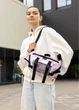 Большая женская поясная сумка бананка Sambag DynamicDart принт "Blush Drop" 38×21×7 см (80411152) - изображение 1