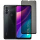 Защитное стекло Fiji Privacy для TCL 30 SE (6165H / 6165H1) антишпион Anti-peeping полная проклейка черный - изображение 1