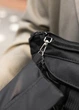 Большая женская поясная сумка бананка Sambag DynamicDart черная 38×21×7 см (80411701) - изображение 7