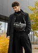 Велика чоловіча сумка бананка Sambag DynamicDart графітова 38 × 21 × 7 см (80411009m) - зображення 1