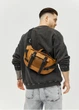 Велика чоловіча сумка бананка Sambag DynamicDart руда 38 × 21 × 7 см (80411121m) - зображення 2