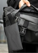 Велика чоловіча сумка бананка Sambag DynamicDart графітова 38 × 21 × 7 см (80411009m) - зображення 6